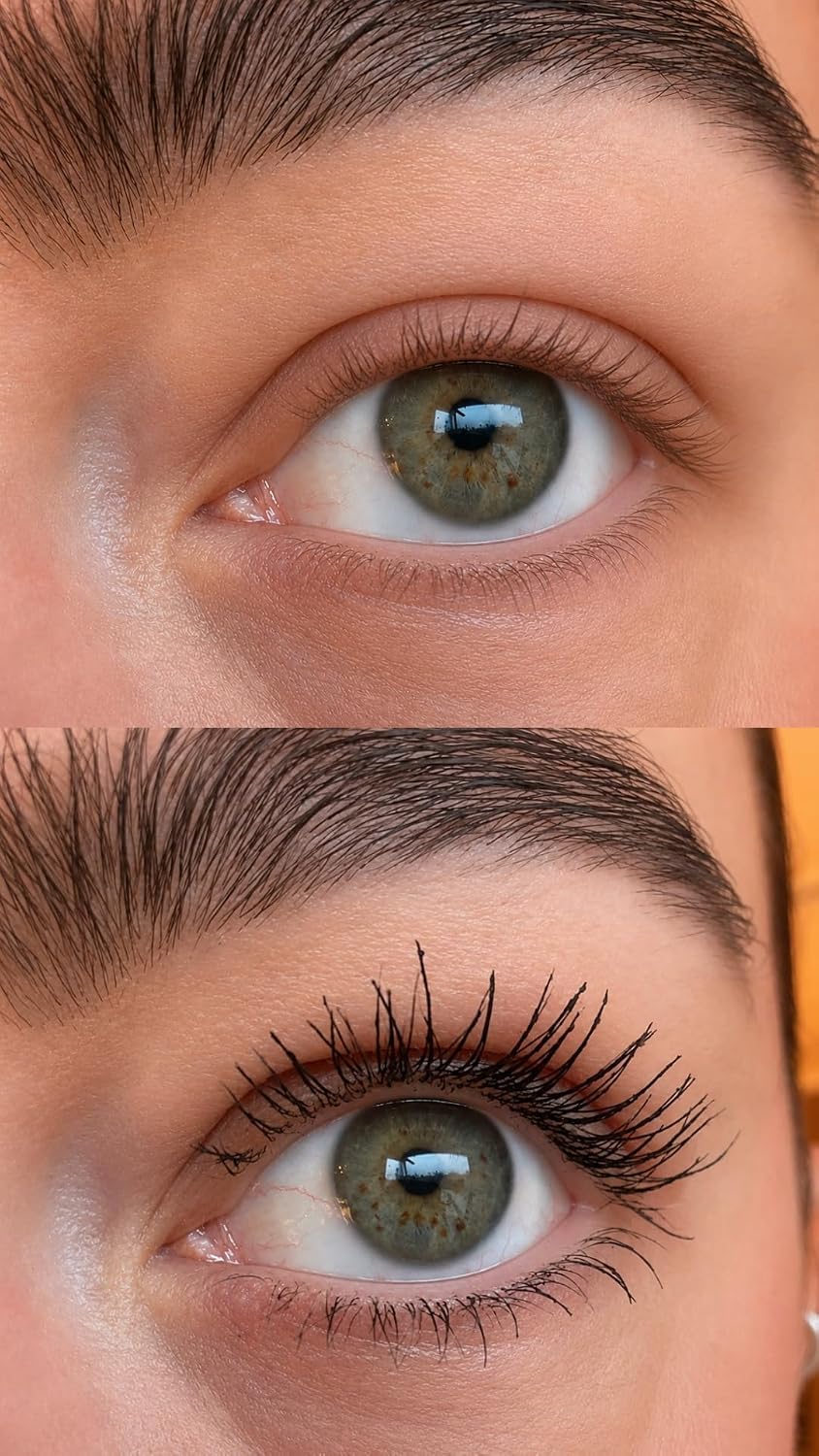 Sandstone Scandinavia Hypoallergenic mascara – for sensitive eyes – volume & length – smudgeproof, perfume-free – vegan & cruelty-free – brown