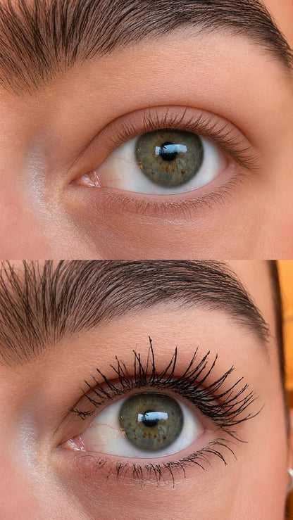 Sandstone Scandinavia Hypoallergenic mascara – for sensitive eyes – volume & length – smudgeproof, perfume-free – vegan & cruelty-free – brown